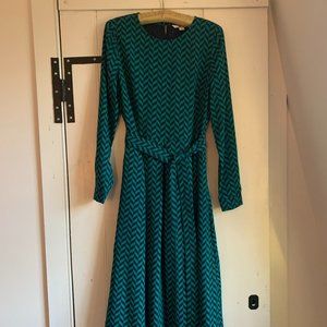 Boden Lydia Midi Dress Size 2 EXCELLENT condition